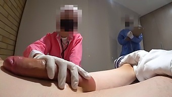 Hd Porn: Japanese Milf Nurses Examine Patient'S Genitalia During Routine Check-Up