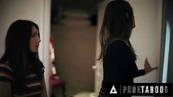 Step Fantasy: Virgin Teen Seduces And Fucks Older Stepsister In Taboo Scenario