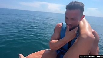 Blonde Bombshell Mackenzie Mace Gets Fucked On A Jet Ski In Hd