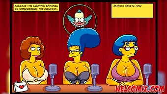 Wanita Matang Yang Paling Seksi Di Bandar! Hentai Bertemakan Simpsons Yang Menampilkan Simpson'S