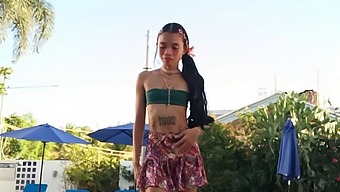 Petite Princess Encounters A Massive Monster In A Terrifying Encounter