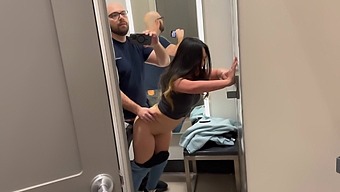 Beautiful Asian Beauty Gives Blow Job In Target Dressing Room In High Definition Video.